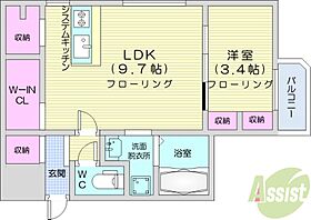 F/LEAD麻生  ｜ 北海道札幌市北区麻生町5丁目（賃貸マンション1LDK・2階・35.06㎡） その2