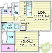 北海道札幌市東区北二十一条東18丁目（賃貸マンション1LDK・2階・37.88㎡） その2