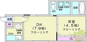 Alivio  ｜ 北海道札幌市中央区南六条西13丁目（賃貸マンション1DK・2階・29.93㎡） その2