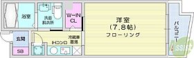 北海道札幌市北区北十六条西4丁目（賃貸マンション1K・4階・26.30㎡） その2