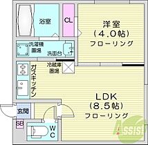 フェーラシュヴァル南円山  ｜ 北海道札幌市中央区南六条西23丁目（賃貸マンション1LDK・1階・28.42㎡） その2