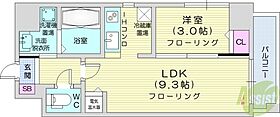 レジディア大通西  ｜ 北海道札幌市中央区大通西8丁目（賃貸マンション1LDK・4階・32.80㎡） その2