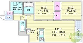 Liaison琴似  ｜ 北海道札幌市西区琴似四条5丁目（賃貸マンション3LDK・1階・50.08㎡） その2