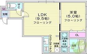 ブランノワールAMJ711  ｜ 北海道札幌市中央区南七条西11丁目（賃貸マンション1LDK・4階・34.55㎡） その2