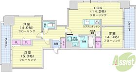 プレシス知事公館前WEST  ｜ 北海道札幌市中央区北一条西16丁目（賃貸マンション3LDK・3階・60.60㎡） その2