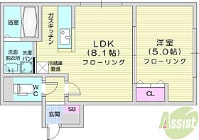 北海道札幌市北区北二十条西7丁目1-18（賃貸マンション1LDK・3階・30.51㎡） その2