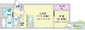 北海道札幌市北区北十六条西3丁目（賃貸マンション1LDK・2階・36.87㎡） その2