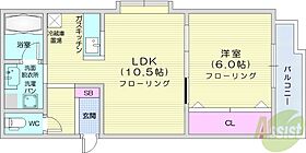 北海道札幌市北区北十三条西2丁目1-17（賃貸マンション1LDK・11階・37.39㎡） その2