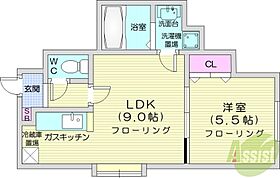 北海道札幌市東区北二十八条東1丁目（賃貸アパート1LDK・1階・30.52㎡） その2