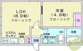 北海道札幌市東区北二十条東12丁目（賃貸アパート1LDK・3階・31.84㎡） その2