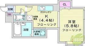 北海道札幌市北区北二十三条西9丁目（賃貸マンション1K・3階・24.22㎡） その2