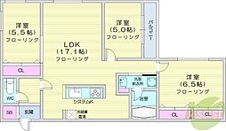間取図画像 3LDK