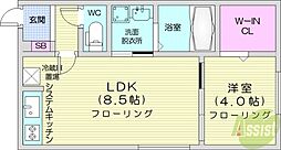 間取図画像 1LDK