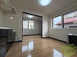 札幌市営東豊線 東区役所前駅 徒歩9分の賃貸アパート 2階1DKのリビング/ダイニング