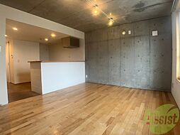 札幌市営東豊線 東区役所前駅 徒歩6分の賃貸マンション 2階2LDKのリビング/ダイニング