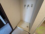 洗濯機はこちらの脱衣所に置くことができます！