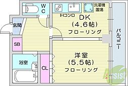間取図画像 1DK