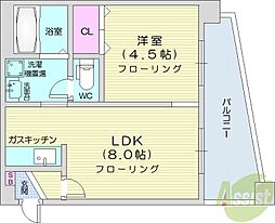 間取図画像 1LDK