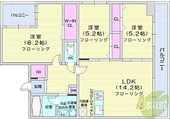 物件の間取り