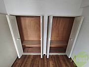 寝室の収納です。部屋がすっきり片付きます。