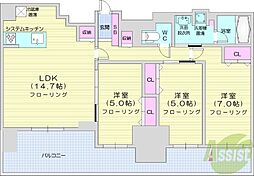 間取図画像 3LDK