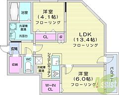 物件の間取り