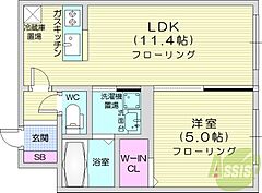 物件の間取り
