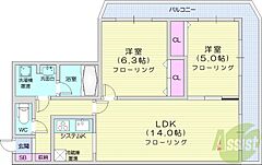 物件の間取り