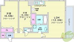 JPnoie円山表参道 2LDKの間取図画像