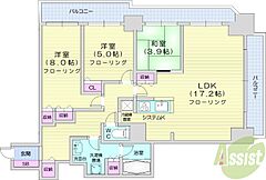 物件の間取り