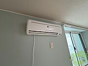 エアコンもあり暑い夏もこれで快適ですよ～