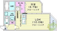 物件の間取り