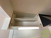 キッチン上の収納もたっぷり入るので、キッチンもすっきりです。