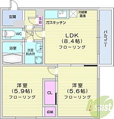物件の間取り