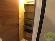 シューズボックスがあるのはやっぱり便利ですね！