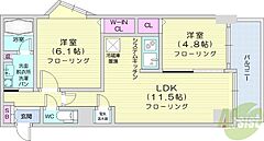 物件の間取り