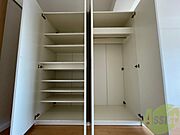 収納もバッチリあるのでお部屋が片付きますよ！