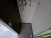 洗濯機はこちらの専用スペースに置けます！