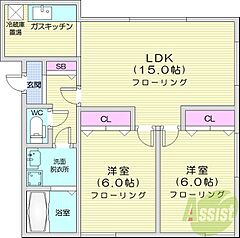 物件の間取り