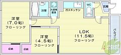 物件の間取り