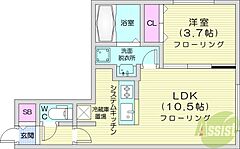 物件の間取り