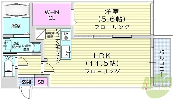 EFFECT北15条_間取り_0