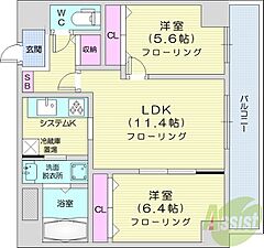 物件の間取り