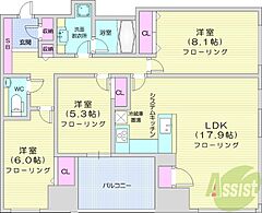 物件の間取り