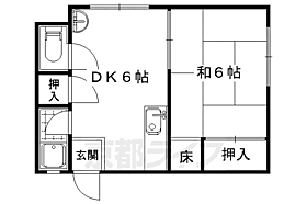 コーポオーク 2-C ｜ 京都府京都市右京区常盤柏ノ木町（賃貸アパート1LDK・2階・24.00㎡） その2