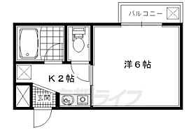 鳴滝グリーンハイツ 211 ｜ 京都府京都市右京区鳴滝音戸山町（賃貸マンション1K・2階・26.55㎡） その2