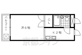 エスペランザ葛野大路I 403 ｜ 京都府京都市右京区太秦安井西沢町（賃貸マンション1K・4階・19.44㎡） その2