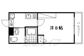 フラッティ丸太町御前 206 ｜ 京都府京都市上京区下之町（賃貸アパート1K・2階・23.19㎡） その2