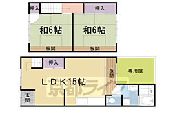 🉐敷金礼金0円！🉐西ノ京小堀池町貸家