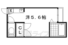 カーサピッコーラ 201 ｜ 京都府京都市北区等持院東町（賃貸アパート1K・2階・16.00㎡） その2